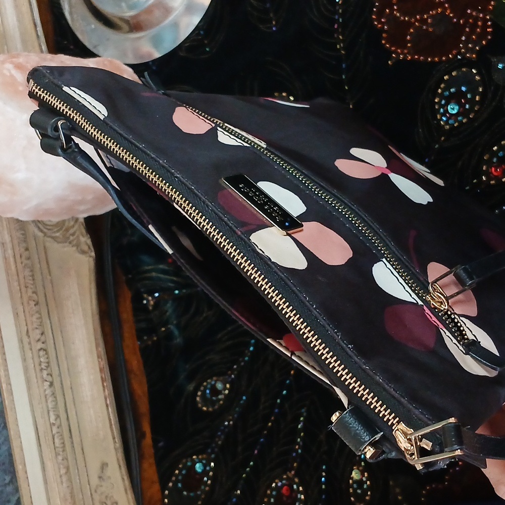 KATE SPADE Black Floral Crossbody Bag - Picture 12 of 13